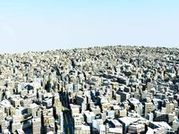 low poly citY