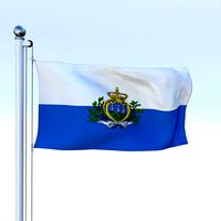 Animated San Marino Flag