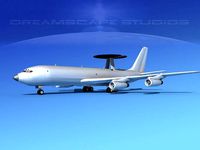 Boeing E-3B AWACS Bare Metal