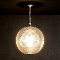 Restoration hardware prismatic globe pedant 16 inch