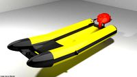 Inflatable motor boat - Type 2