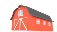 Barn LOWPOLY