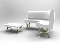 Set of sofa and coffee table