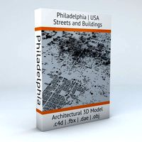 Philadelphia Downtown Streets and Buildings