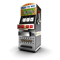 A slot machine or gamble machine