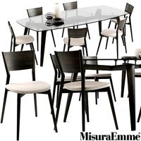 Bertha chair Gramercy table set