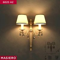 Masiero 6020 A2 wall lamp