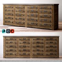 ZINC-TOP MERCANTILE SIDEBOARD