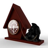 Clock with dog