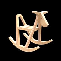 Paper-wood rocking horse