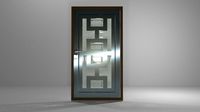 Steel Door with Glass
