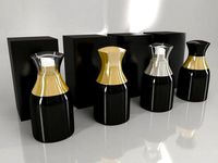 4 Luxury Bottle and Box - Black edition