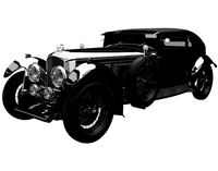 Bentley Blue train Black