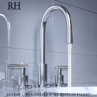 SUTTON LEVER-HANDLE 8in WIDESPREAD FAUCET