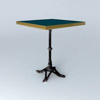 BISTRO TABLE SQUARE ARDAMEZ Company RAL 5021 BLUE