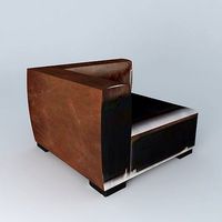 JOHN MODULO right armrest houses the world