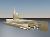 Navy Ship 3D Model