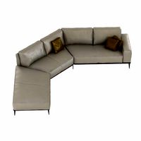 Cierre aida corner leather sofa