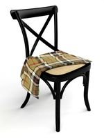 Cross Back Chair 3D Model