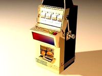 slot machine 3D model