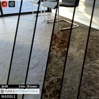 TUREX INTERNATIONAL Marble Tiles Set