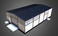 Industrial Hangar for winter