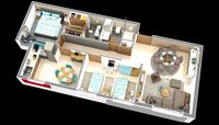 appartement floor plan 78m