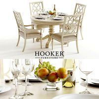 Hooker Sandcastle 48 Dining Set