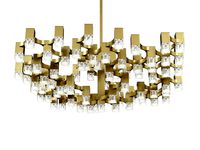 Sciolari 81 Cubes Chrome Chandelier