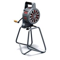 Hand crank fire siren