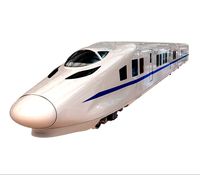 Siemens CRH2 High Speed Train 3d model vray renderer