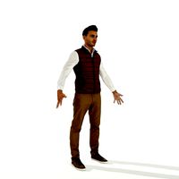 Business man in a dark vest