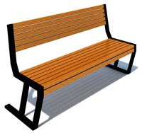 Bench007 3D Model