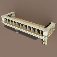 Balkony Low poly 3d Model LODS 3D Model
