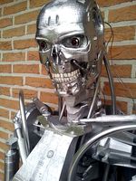 Terminator real life size 1m80