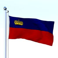 Animated Liechtenstein Flag