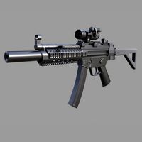 Mp5 UMP High-Poly model