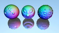 three face balls