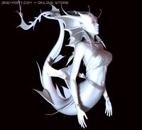 Mermaid Statue 3D Model