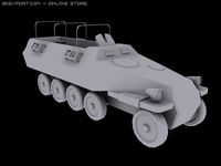 Crosscountry vehicle 3D Model