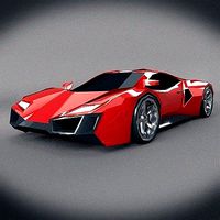 Lowpoly sporty concept