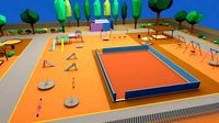 Playground Low Poly