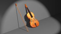 Violin 3D Model