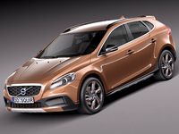 Volvo V40 Cross Country 2013 3D Model