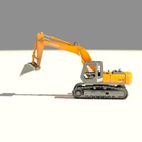 Hitachi Crawler Excavators ZX 350 3D Model