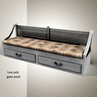 Wooden sofa