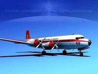 Douglas DC-7C Braniff Intl