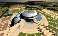 Grand Stadium with Aristocratic Exterior