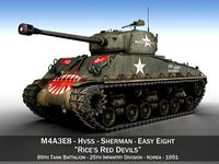M4A3E8 Sherman - Easy Eight - Rice Red Devils