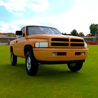1997 Dodge Ram Pick-up in 3ds and obj format